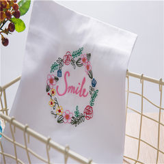 Jin year. Prada embroidery cotton cloth cloth mat water Western-style food kitchen towel mat coaster Smile smile 70*70cm