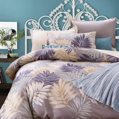 Oboni cotton four piece set COTTON BEDSPREAD Quilt Set simple bedding kit 1.8 m bed 1.5m 1.5m (5 ft) bed