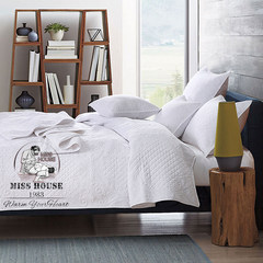 Jane white all-match classic Quilted Cotton four set bed linen quilt a suite This is the code for the following three bed width 1.5m (5 feet) bed