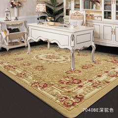 Gentleman dog, European tradition, elegant carpet, living room, coffee table blanket, bedroom study, sofa chair, home carpet 7040 40× 60CM 7040BE Camel