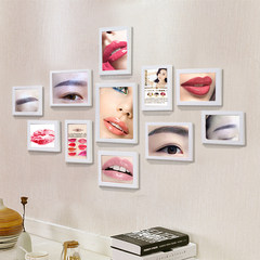 Semi permanent makeup eyebrow lip Korean photo wall photo wall decoration tattoo beauty salon free photo Modern white