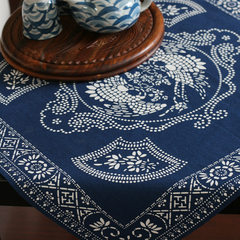 Japanese table cloth cotton tablecloth cover towels cover mat towel cloth crane as the refrigerator Back towel 67*78