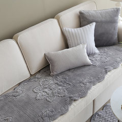 What makes the Korea fashion antiskid Nordic winter three four short winter seat sofa cushion 65*230cm