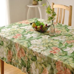 Pick up the light | Huashi outstanding fresh flower thickened cotton cloth | Cafe tablecloth table cloth cloth book Figure 90+17 vertical *160cm