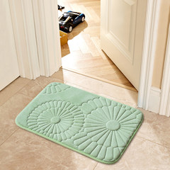 Machine washable 3D memory sponge bath bathroom door mat, bathroom mat, antiskid cushion, absorbent mat 40× 60CM