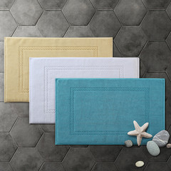 Hotel all cotton padded mat, door mat, bathroom towel, water absorbent, skid proof home mat, ground mat fashion 60× 120CM