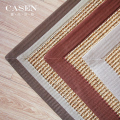 Cezanne thread sisal carpet mats mat custom thick and durable engineering covered the living room bedroom study 1.7m× 2.3m PU (please note number) + non-woven fabric bottom