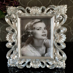 Shipping LR court relief 67 inch photo frame creative style table wedding photo combination luxury children 7 inch Bright silver