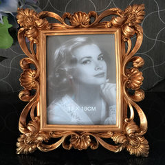 Shipping LR court relief 67 inch photo frame creative style table wedding photo combination luxury children 7 inch Retro gold
