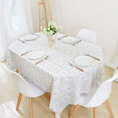 European style rural oval tablecloth, lace PVC plastic table mat, tablecloth, oval table waterproof, anti oil, anti ironing Scottish mosaic 65+17 vertical *180cm