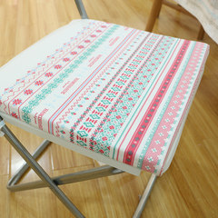 Zaka natural cotton cushion sponge chair office chair cushion cartoon mahjong mat cushion Large size (55*30 cm)