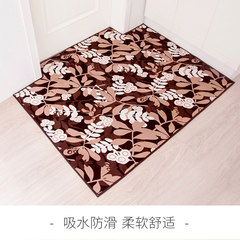 A door mat carpet door mat mat mat household water custom hall bedroom carpet 90*150cm Leaf