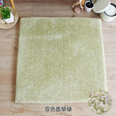 Japanese tatami mats green sea velvet doormat thickened non slip mats for room bed carpet mosaic 100*100cm Two color fragrant green