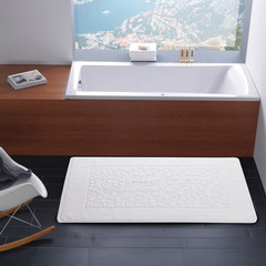 The new five star hotel towel mat bathroom bathroom bathroom thickened household water absorbent pad grinding Bird pebble towel 50x80CM