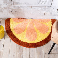 Lovely watermelon personalized bathroom mat, anti-skid pad, water washable machine, bathroom carpet 40CM× 60CM Orange Pie