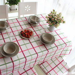 20 percent off package special cotton table cloth, coffee table cloth, cloth table, cloth powder green grid 80*80cm