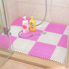 Bathroom PVC spliced floor mat sanitary bath can be tailored to the bathroom anti slip mat, toilet, shower room full pad 40× 60CM