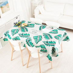 Tropical American plants Nordic Table Linen Tablecloth rectangular table cloth dining room with cloth cover towels round tablecloth C Customized do not change, take the change
