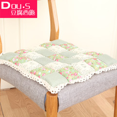 Four seasons cushion, student chair can be disassembled and cleaned office computer cushion thickened cotton cloth art table stool cushion large (55*30 cm)
