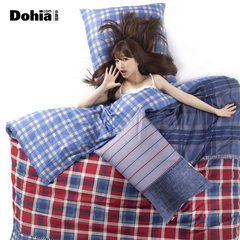 Like the new four piece of cotton textile Satin Stripe bedding simple bedding Surat Fitted models 1.5m (5 feet) bed