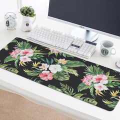 Fresh and beautiful large cartoon mouse pad thickening encryption overhand slip waterproof keyboard pad home office desk pad Mouse pad - refreshing 4 [size 30x78]