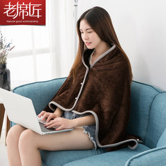 Air conditioning blanket office leisure carpets with blankets, flannel blanket, single person nap blanket, autumn winter sofa blanket 110x110CM/ to cloud mink blanket and caffeine monolayer [first quality inspection]