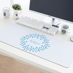 Birds cute cartoon creative thick seam water-proof keyboard mouse pad increase desk pad pad pad Mouse pad - Blue Bird 4 [size 30x78]