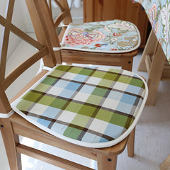 Mr. rabbit, American Pastoral cotton flower lattice ladder cushion sponge cushion chair pad thickening beauty Perth 11L