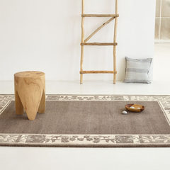 Iran imported boutique living room carpet, coffee color, pure handmade wool carpet, rectangular carpet mat 1600MM× 2300MM