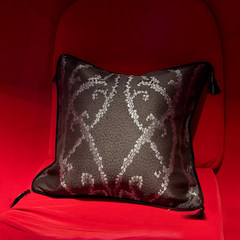 A cushion / Pillow Black Jane / low-key style 55X55cm (without core)