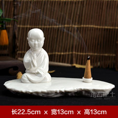Oriental soil Dehua ceramic monk Home Furnishing cute ornaments living room decoration decoration gift / monk D44-25 monk