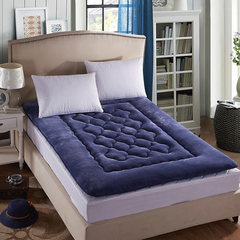 Snap up! Four seasons, fallow, thickened tatami bed mattress, skid mat, mattress, single double bed, velvet mattress - Blue 1.0m (3.3 ft) bed.