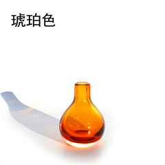 Export of handmade glass aromatherapy oil bottle Mini trumpet vases Home Furnishing decoration decoration counter Amber