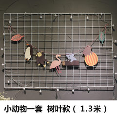 Creative tieyi grid photo wall decoration studio display frame photography background wall living room bedroom wall decoration hanging animal flags