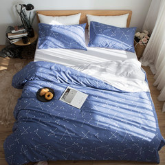 简约韩式纯棉四件套卡通全棉床单被套床笠4件套1.8m1.5米床上用品 床单款 开春，2017年新款 1.2m（4英尺）床
