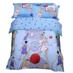 Fuanna home textiles four piece cotton, twill quilt quilt sheets, children's bed dunk dunk, new cotton twill four piece dunk 1.5m (5 ft) bed