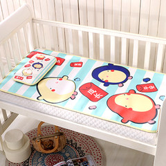 Baby mats ice cream newborn baby summer breathable folding kit pillow, children's mat, kindergarten, 120cmX60cm only.
