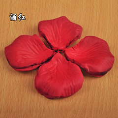 Simulation rose petal wedding room decorate wedding scene decorate wedding products non-woven cloth simulation bed sprinkle petal film wine red section
