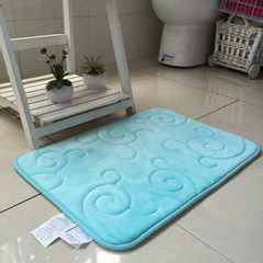 Shipping clearance for export to Germany bathroom door absorbent mats mat doormat mat anti-skid mat 1600MM× 2300MM Blue (flower color random hair)