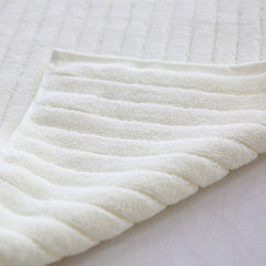 Japanese minimalist Mat Towel cotton mat absorbent thickened thickened non slip bath towel Cotton special offer Custom size please consult customer service Mat rice white
