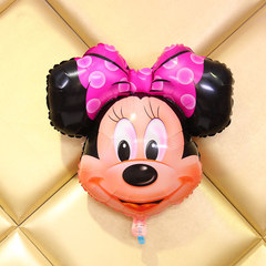 Disney cartoon head balloons Mini Mitch modeling Mickey Mouse aluminum Balloon Balloon Birthday wedding balloon Minnie portrait
