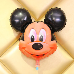 Disney cartoon head balloon Mini Mitch modeling Mickey Mouse aluminum Balloon Balloon Birthday wedding balloon Mitch head portrait