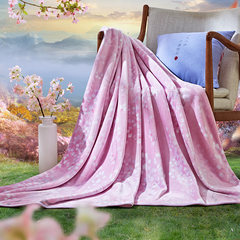 Carolina textile LoVo life produced flannel blankets and sheets increase III 180X200 180× 200cm/1080g III. The Zinfandel peach flannel blanket