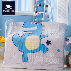 Kindergarten quilt three sets, children's pure cotton bedding, bedding, cotton baby nap baby bed, six pieces of core Bed linen A set of three sets of 60*120+ + = quilt mattress pillow A bed suitable for 60*120cm
