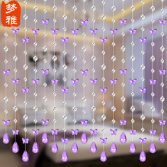 Acrylic Butterfly Crystal Bead Curtain, Feng Shui decorative curtain, living room bedroom decoration finished, hanging curtain mail