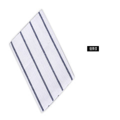 The fresh and simple Plaid mat blue stripe kitchen mat cloth cotton insulation pad cloth table style Blue classic striped meal pad Customized do not change, take the change