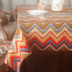 [home] table cloth cloth, American style country cotton canvas, rural tea table cloth cloth, rectangular pop style Pop 80*80cm