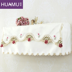 American embroidery air conditioner hanging cover, hollow carving embroidery, all inclusive cloth hanging, hood hanging air conditioner cover dust cover Table runner 30&times 180cm;
