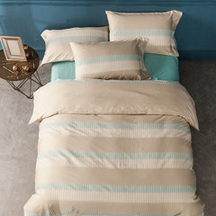 American cotton 60 Egyptian long staple cotton four piece set pure cotton satin double bedding bedding Garr 1.2m (4 ft) bed.