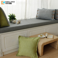 High density sponge pad pad pad made of linen window sill custom thickening cushion tatami mats You can edit it after you select it